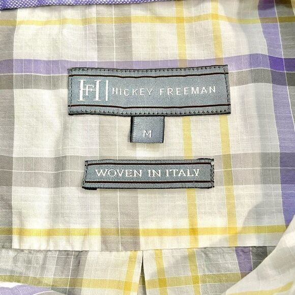 Hickey Freeman Plaid long Sleeve Shirt. Medium. - Picture 5 of 9